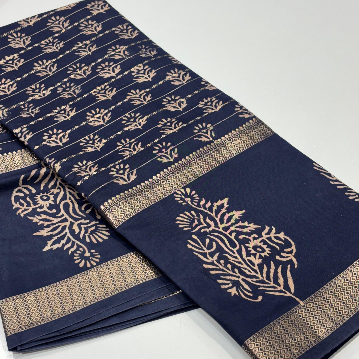 Mul Chanderi Cotton Saree