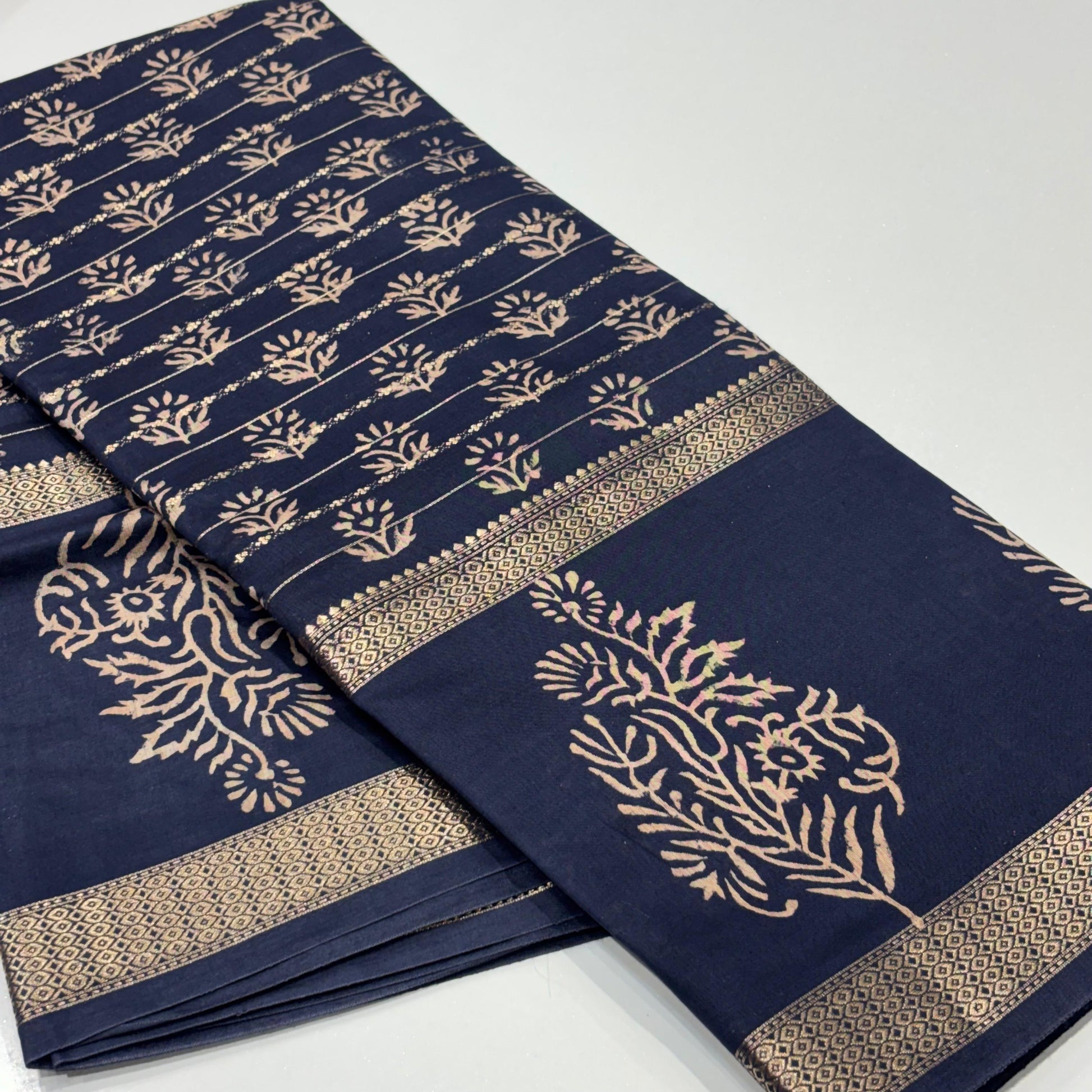 Mul Chanderi Cotton Saree
