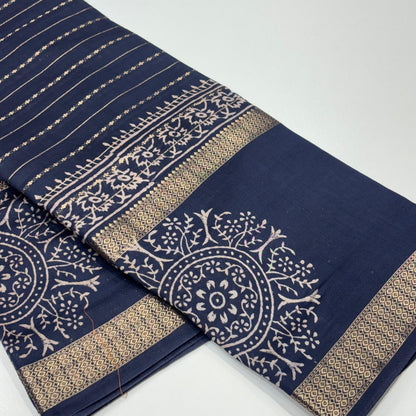 Mul Chanderi Cotton Saree