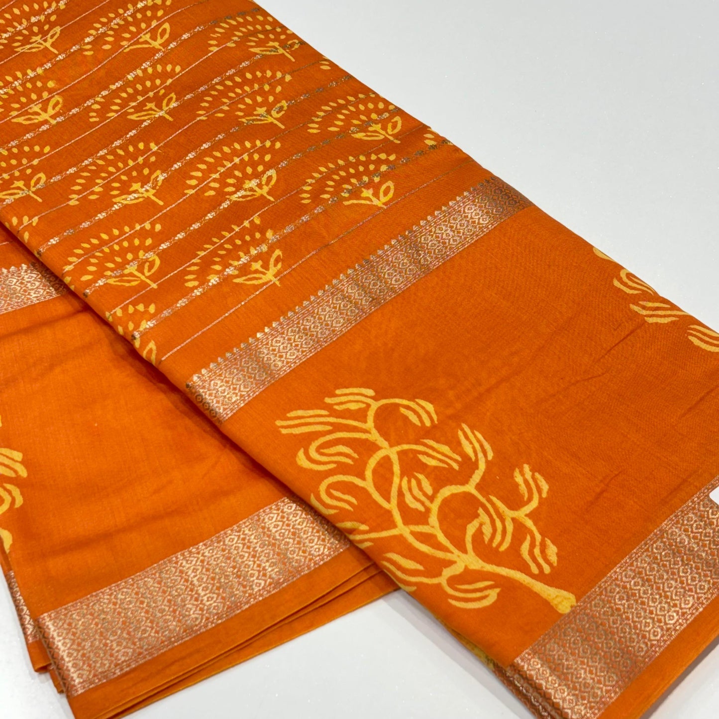Mul Chanderi Cotton Saree