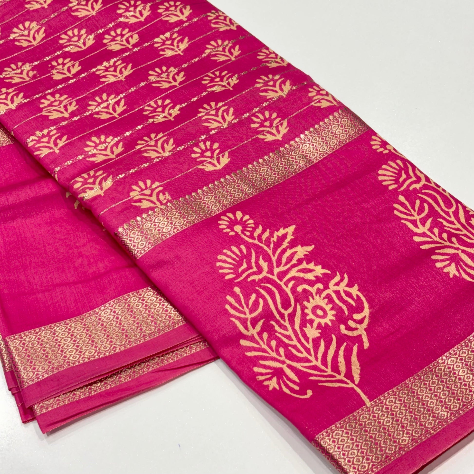 Mul Chanderi Cotton Saree
