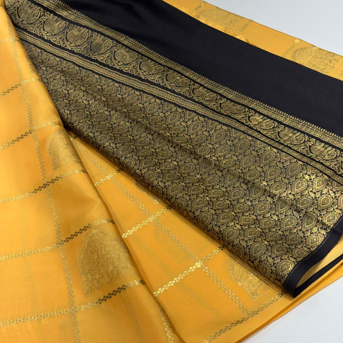 Pure Mysore Crepe Silk Saree