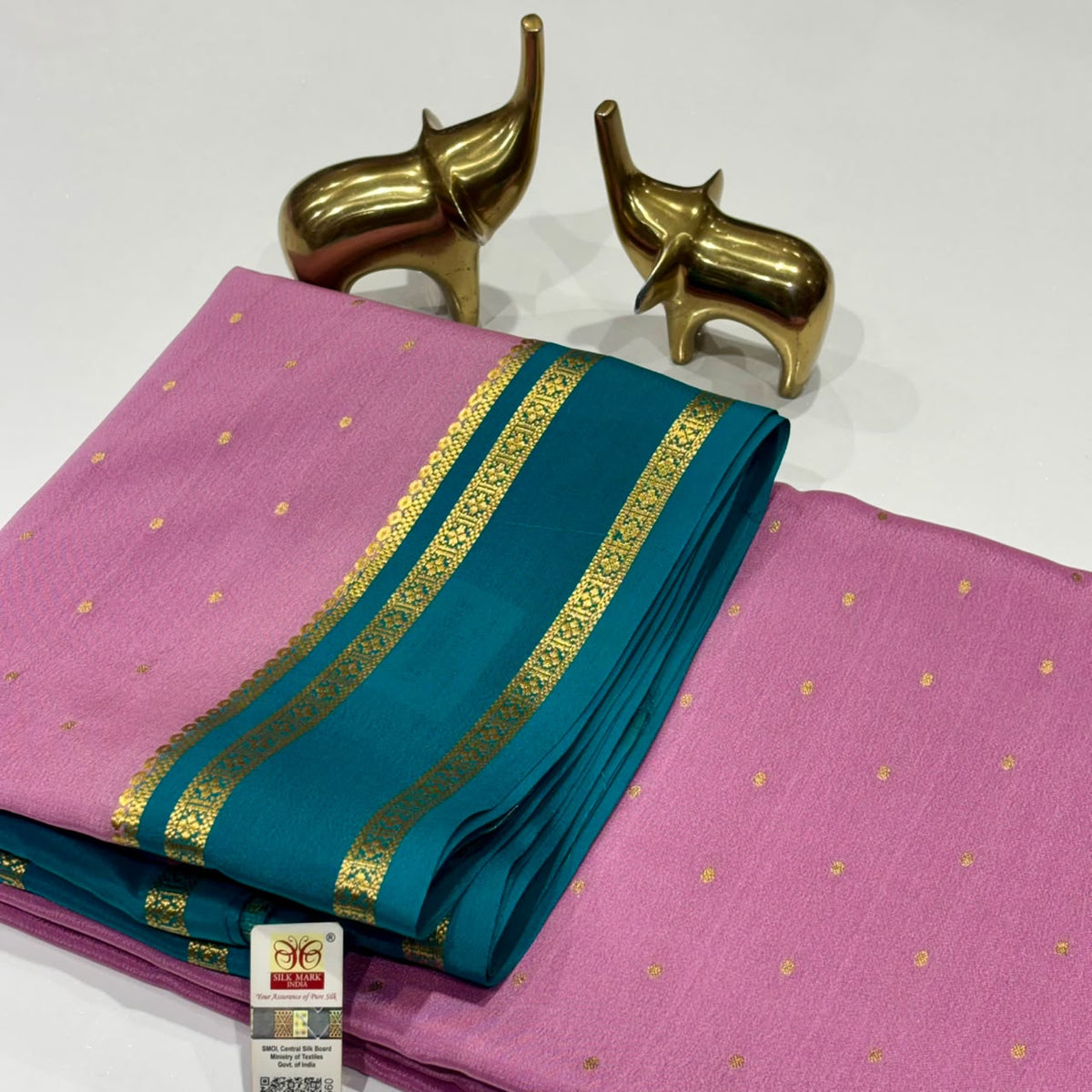 Pure Mysore Crepe Silk Saree