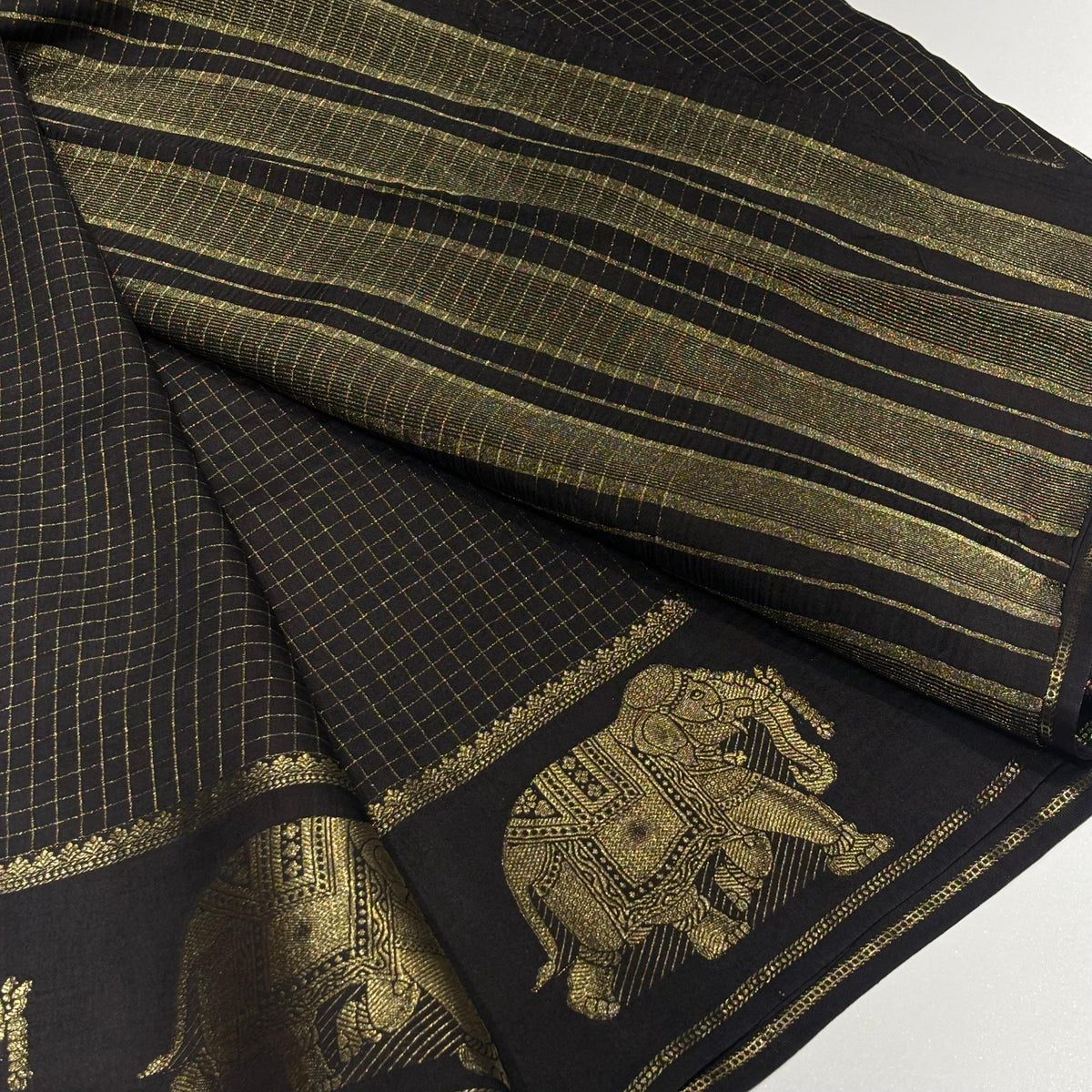 Mysore Crepe Saree