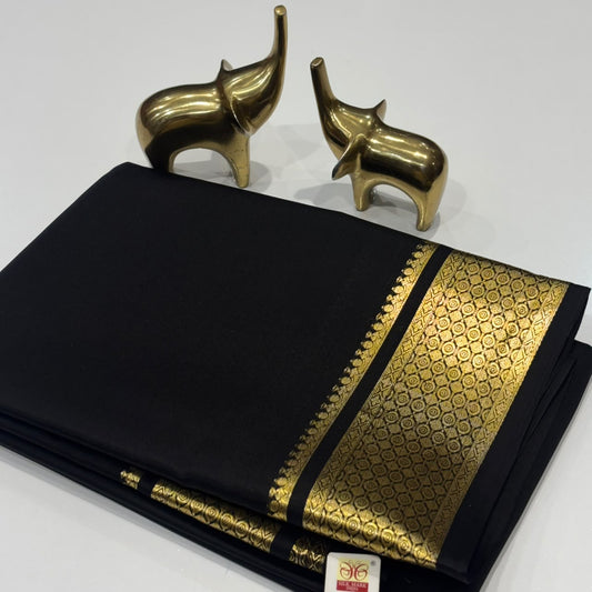 Pure Mysore Crepe Silk Saree