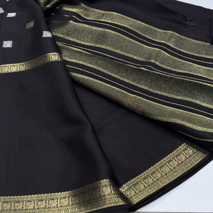Semi Mysore Crepe Saree