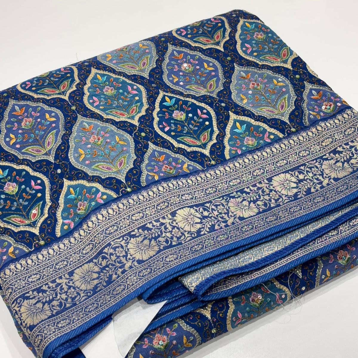 Kashmir Work Saree