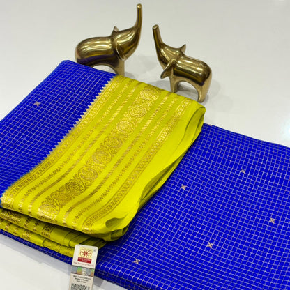 Pure Mysore Crepe Silk Saree