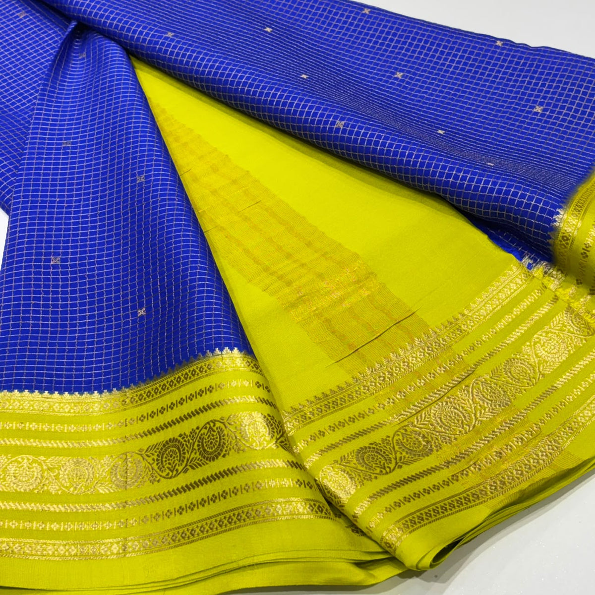 Pure Mysore Crepe Silk Saree
