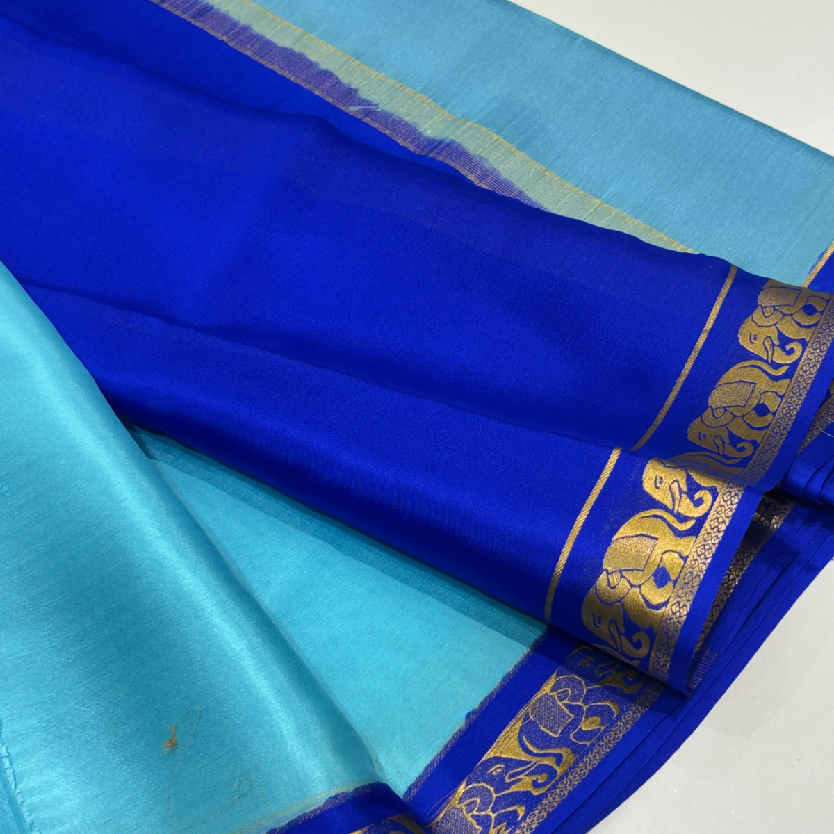 Pure Mysore Crepe Silk Saree