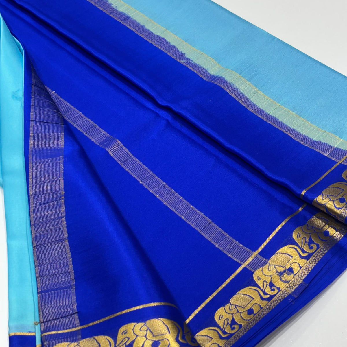 Pure Mysore Crepe Silk Saree