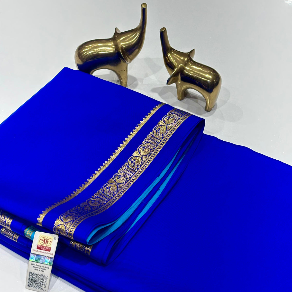 Pure Mysore Crepe Silk Saree