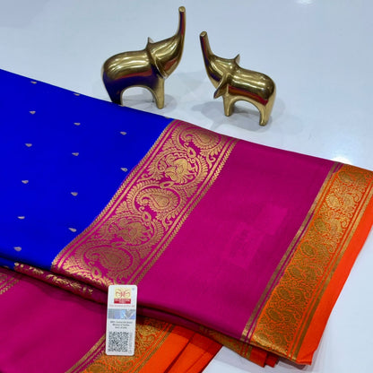 Pure Mysore Crepe Silk Saree