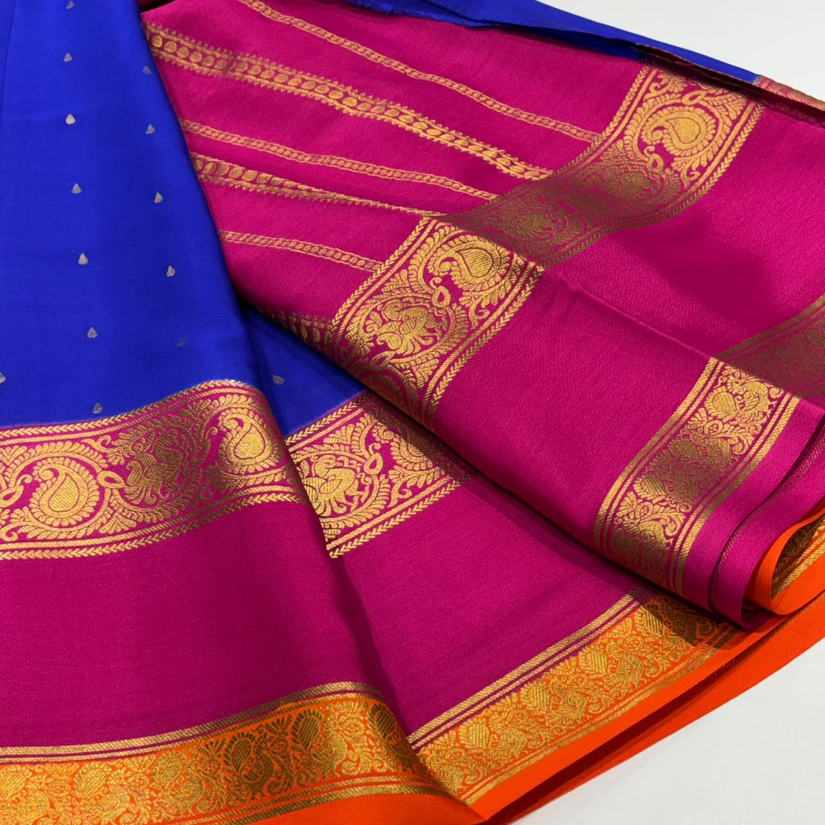 Pure Mysore Crepe Silk Saree