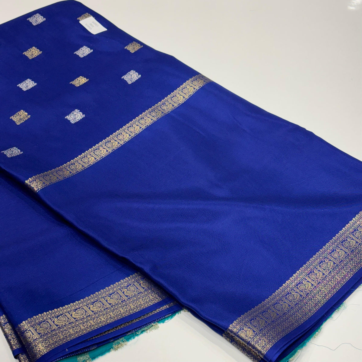Semi Mysore Crepe Saree