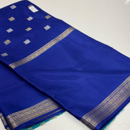 Semi Mysore Crepe Saree