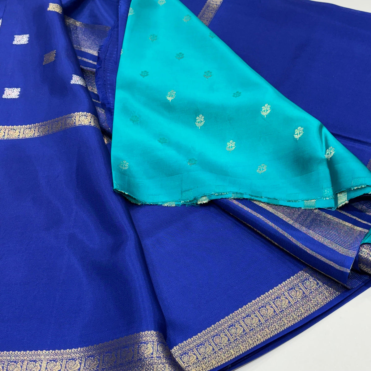 Semi Mysore Crepe Saree