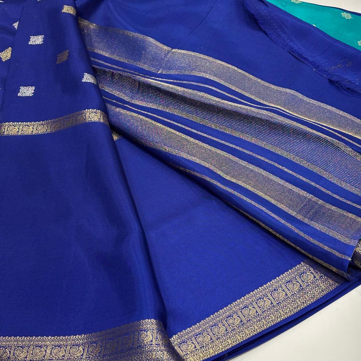 Semi Mysore Crepe Saree