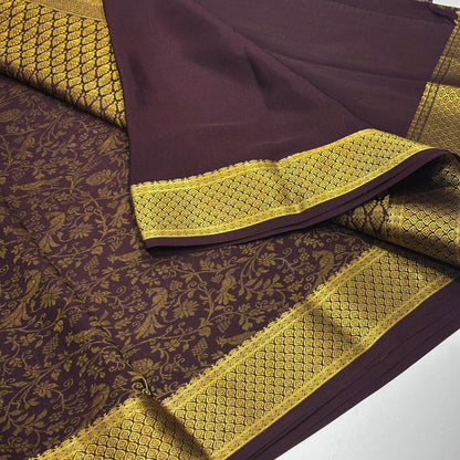 Brocade Pure Mysore Silk Saree