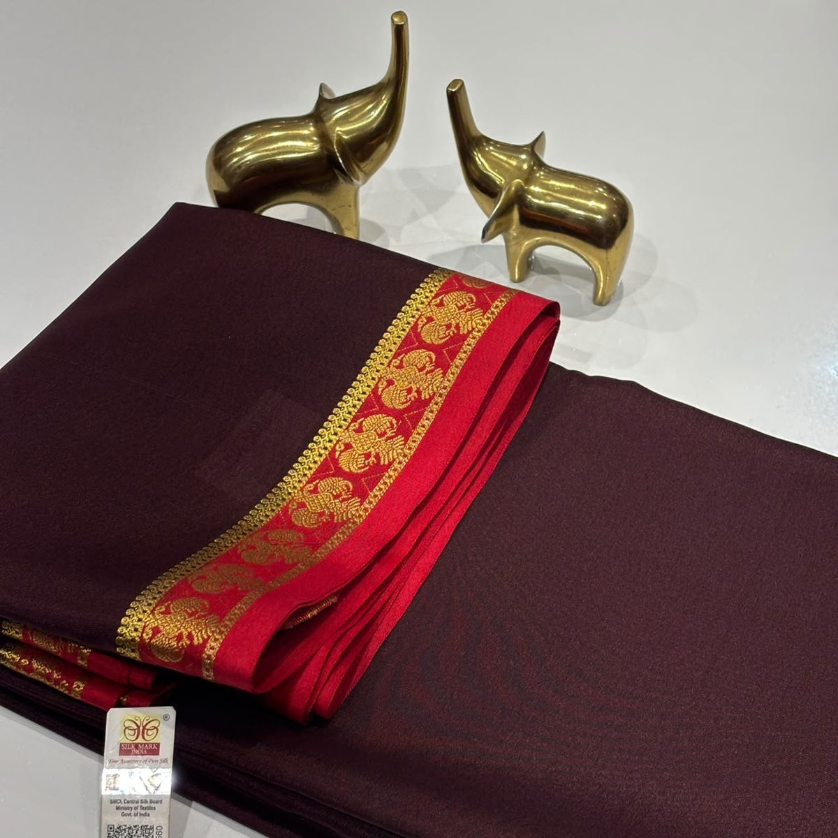 Pure Mysore Crepe Silk Saree