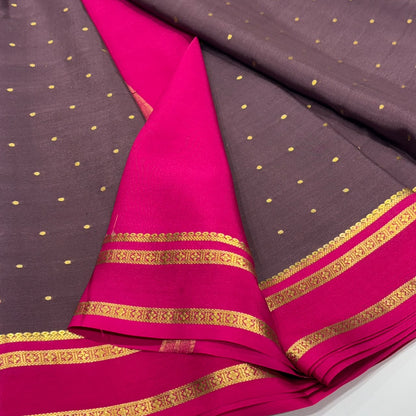 Pure Mysore Crepe Silk Saree