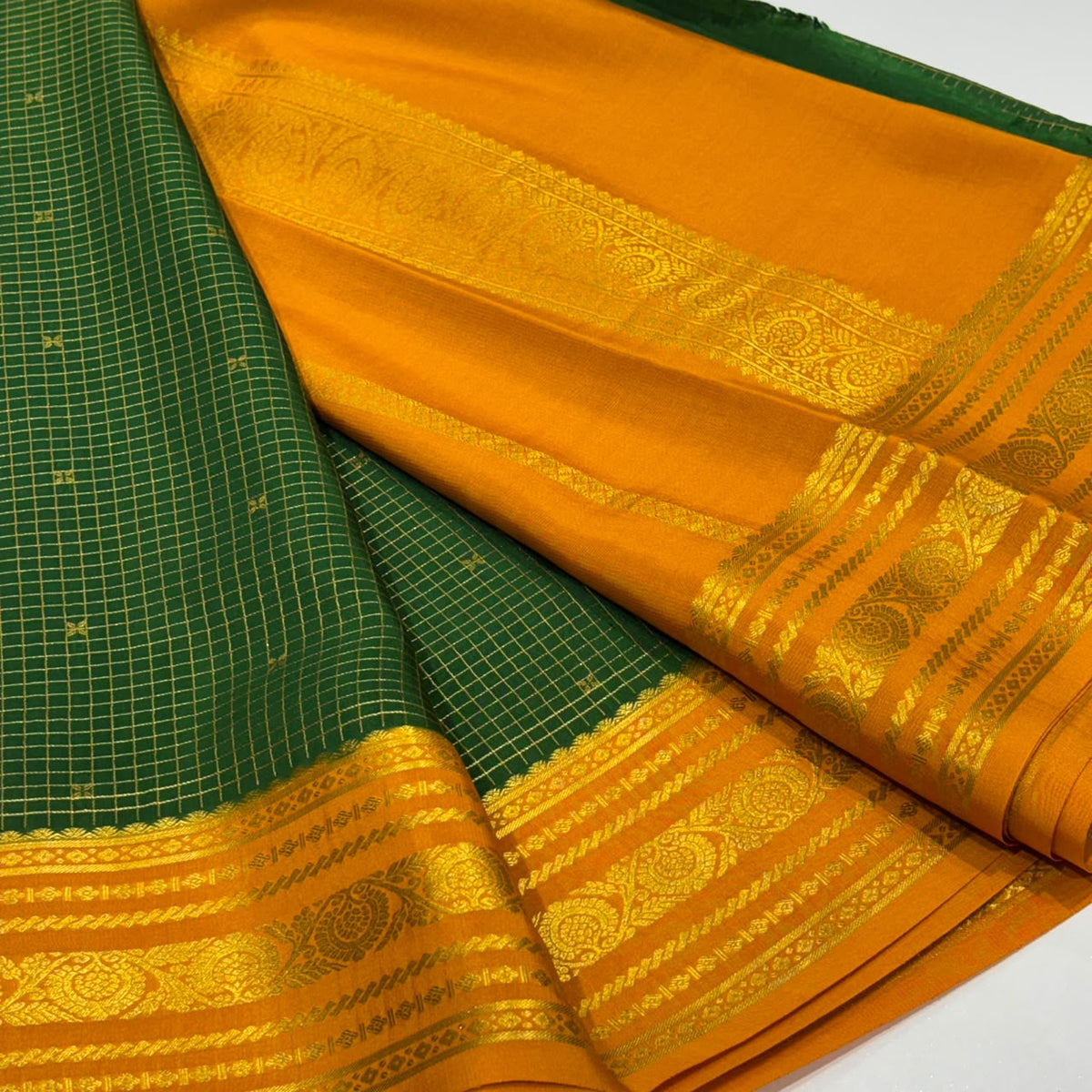 Pure Mysore Crepe Silk Saree