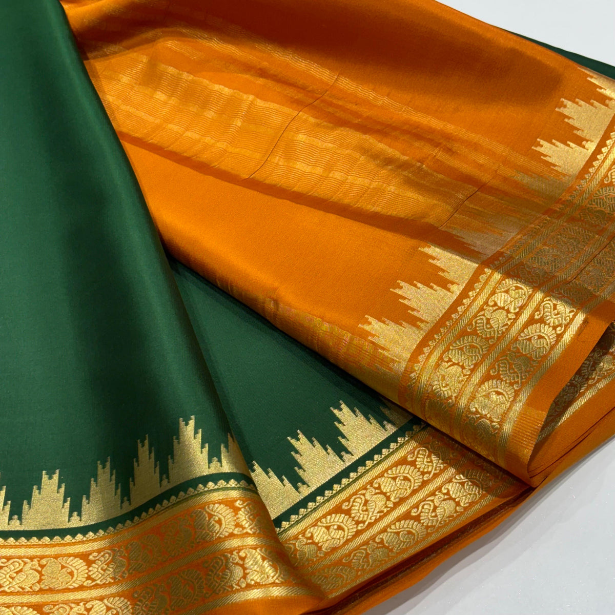 Pure Mysore Crepe Silk Saree