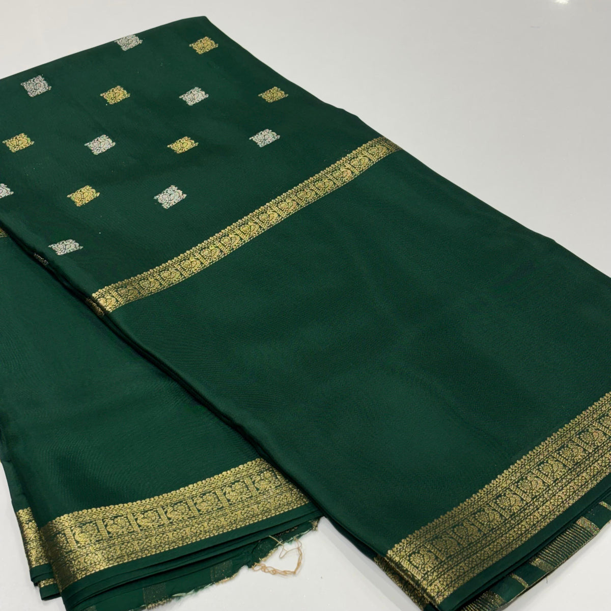 Semi Mysore Crepe Saree