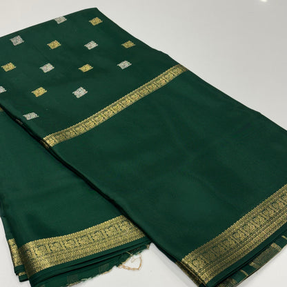 Semi Mysore Crepe Saree
