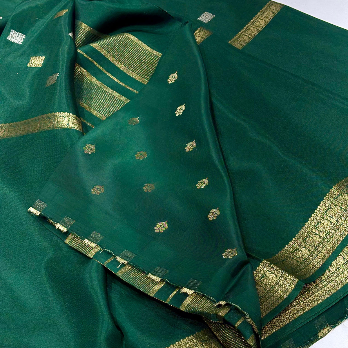 Semi Mysore Crepe Saree