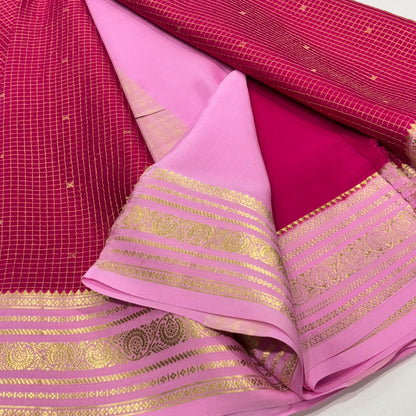 Pure Mysore Crepe Silk Saree