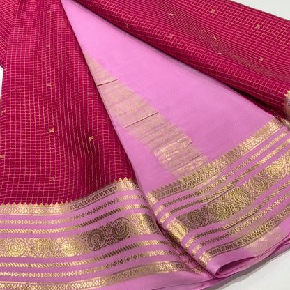Pure Mysore Crepe Silk Saree