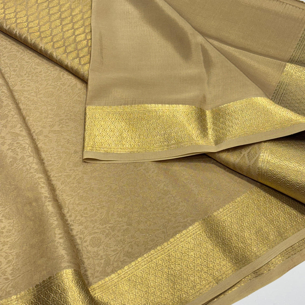 Brocade Pure Mysore Silk Saree