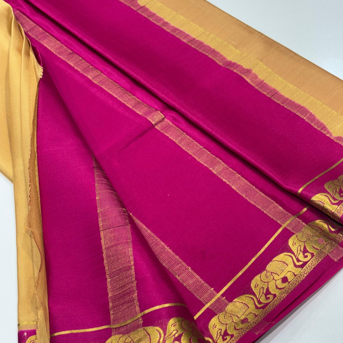 Pure Mysore Crepe Silk Saree