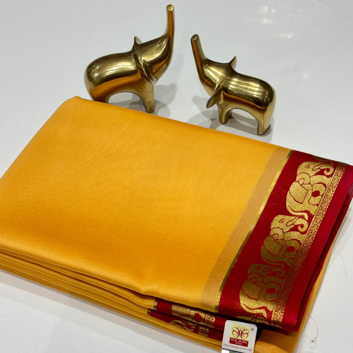 Pure Mysore Crepe Silk Saree