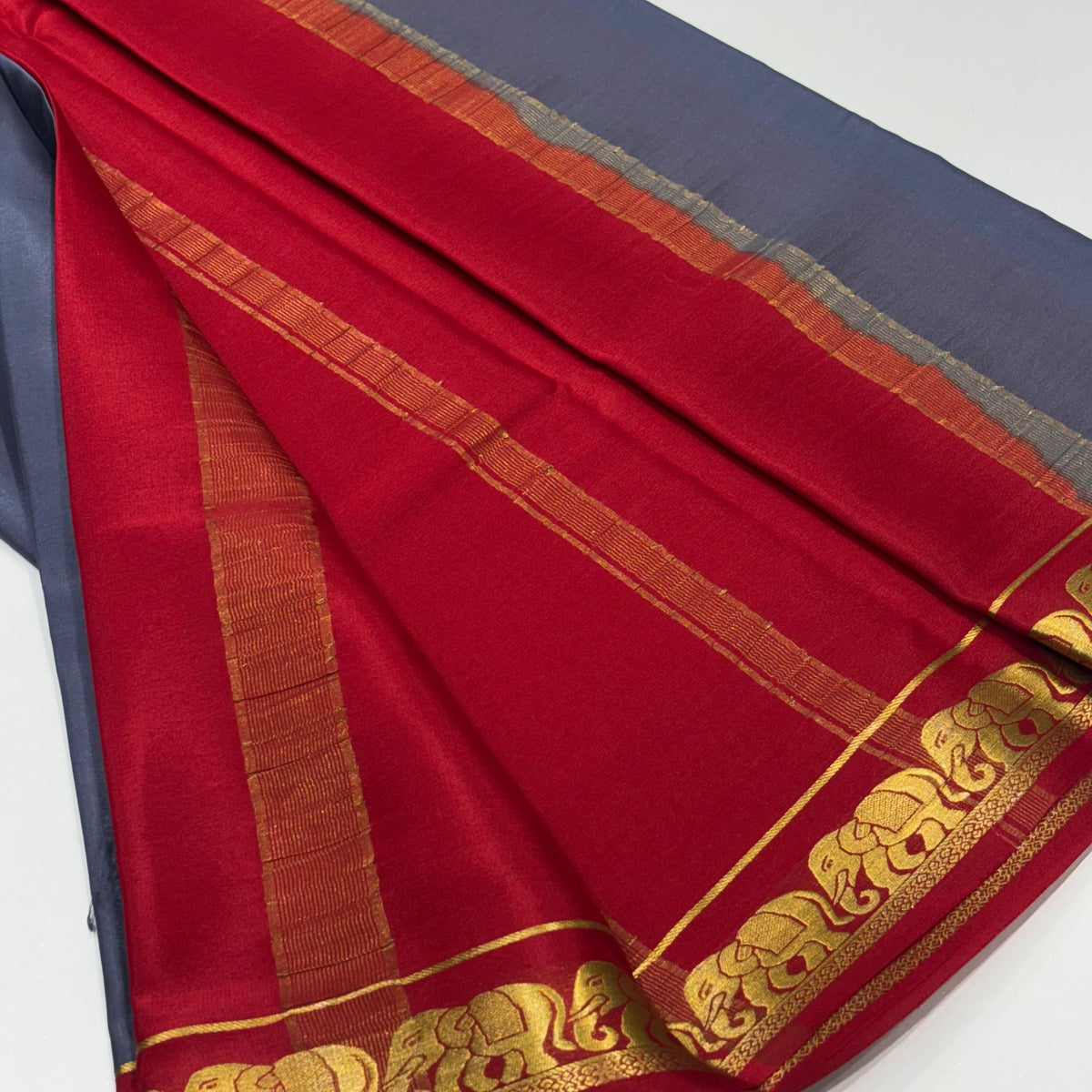 Pure Mysore Crepe Silk Saree