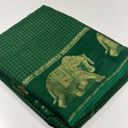 Mysore Crepe Saree