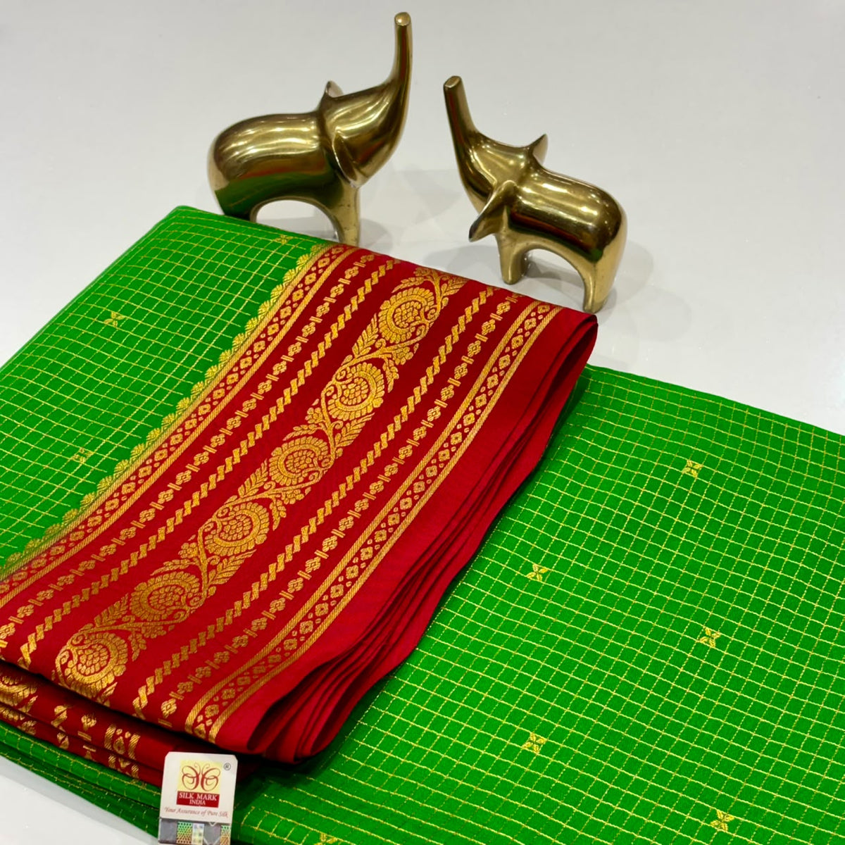 Pure Mysore Crepe Silk Saree