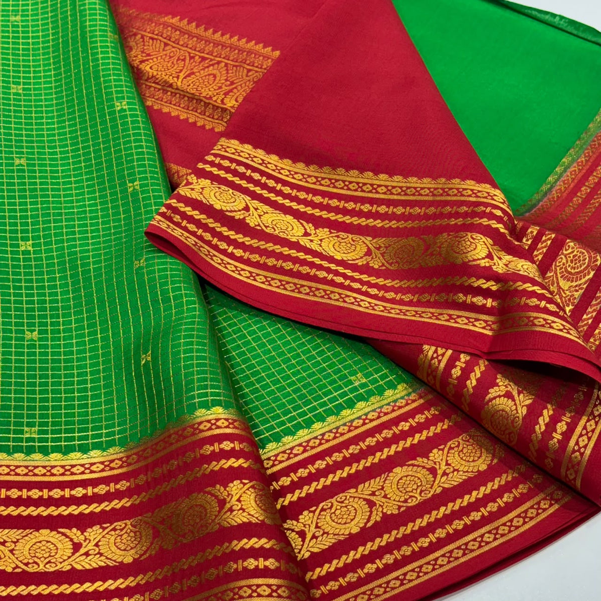 Pure Mysore Crepe Silk Saree