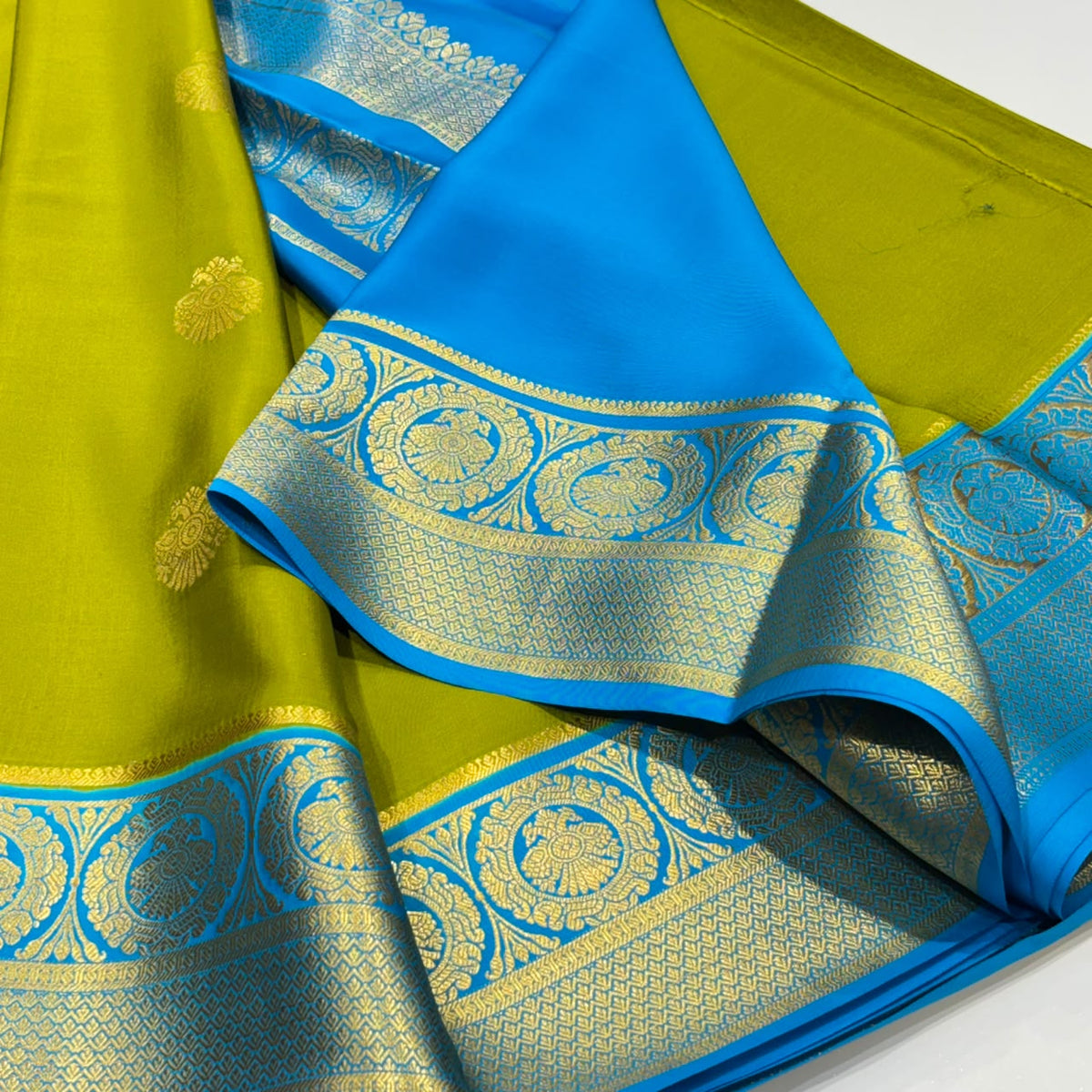 Pure Mysore Crepe Silk Saree