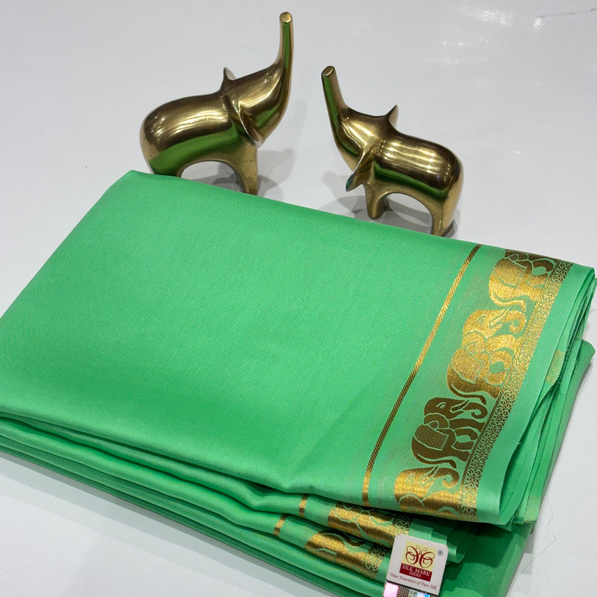 Pure Mysore Crepe Silk Saree
