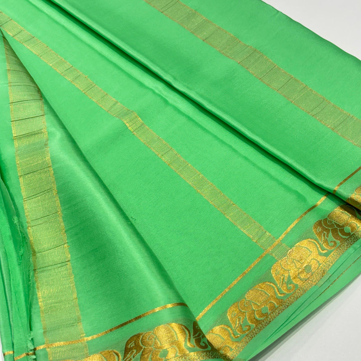 Pure Mysore Crepe Silk Saree