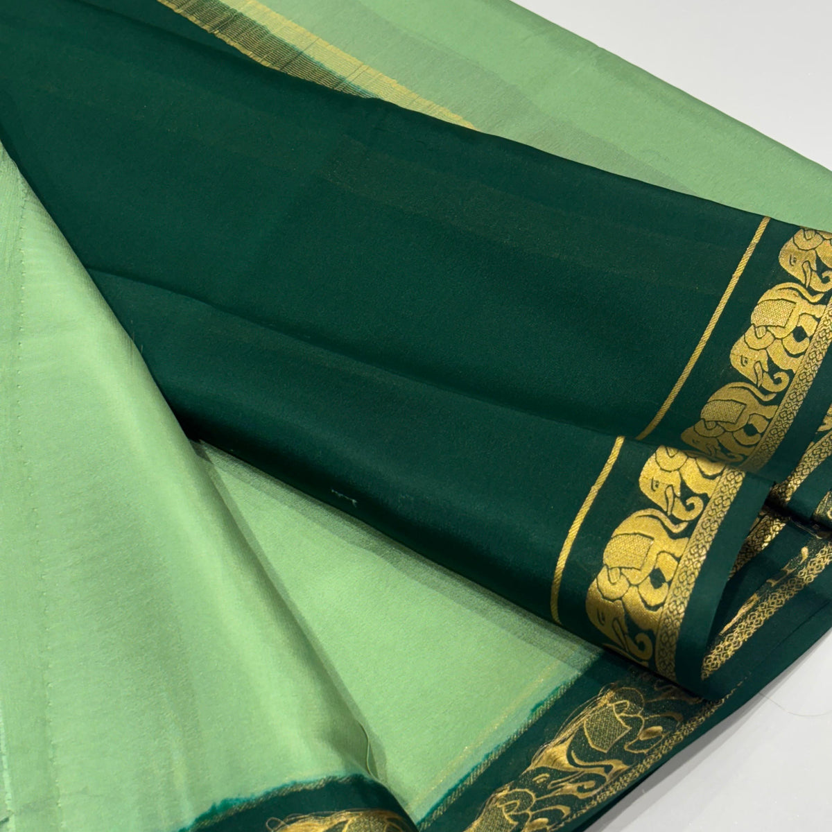 Pure Mysore Crepe Silk Saree
