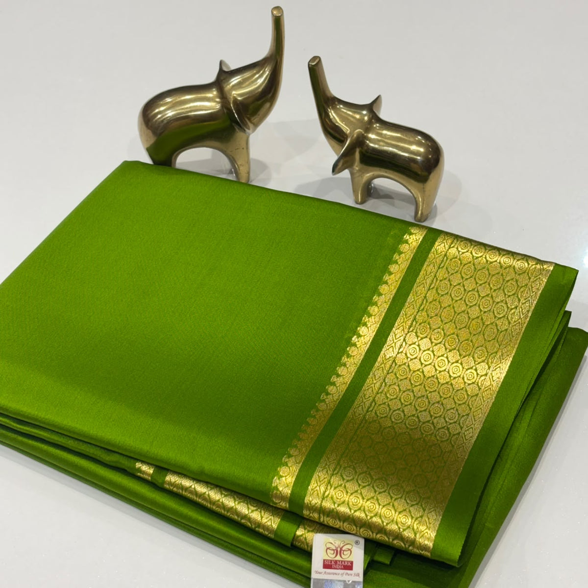 Pure Mysore Crepe Silk Saree