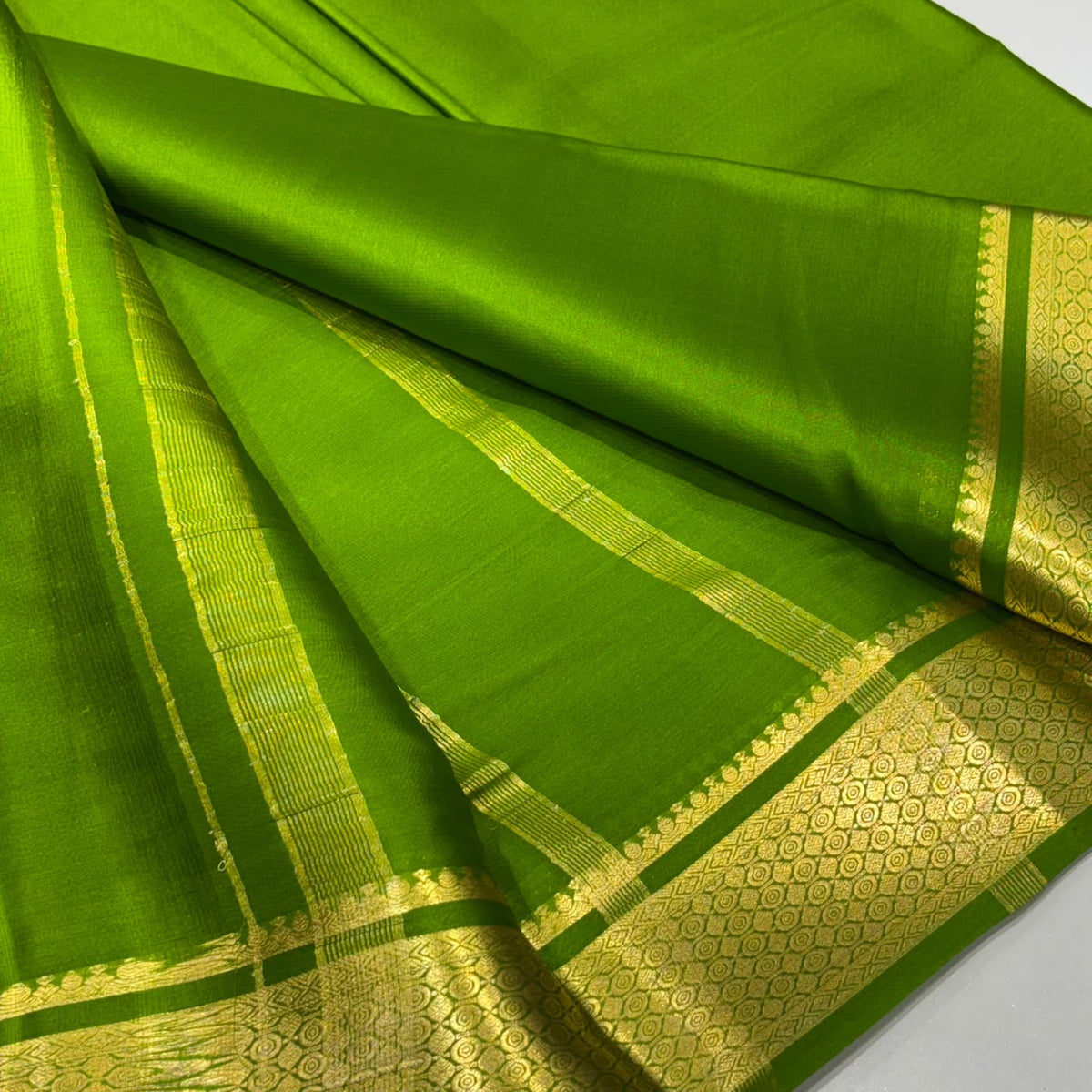 Pure Mysore Crepe Silk Saree