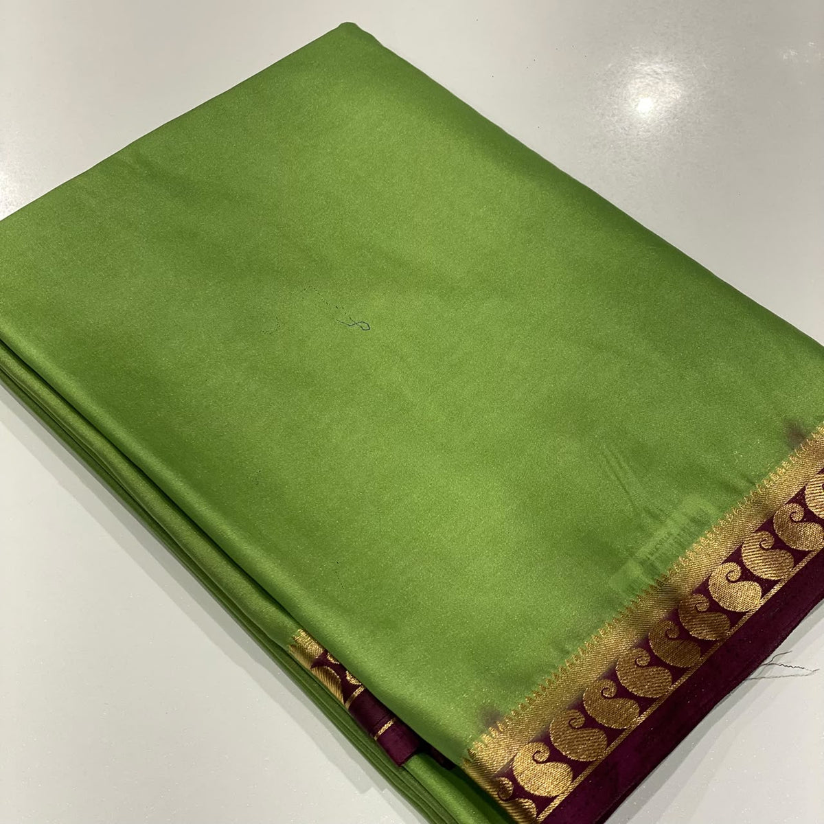 Semi Mysore Crepe Saree