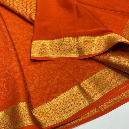 Brocade Pure Mysore Silk Saree