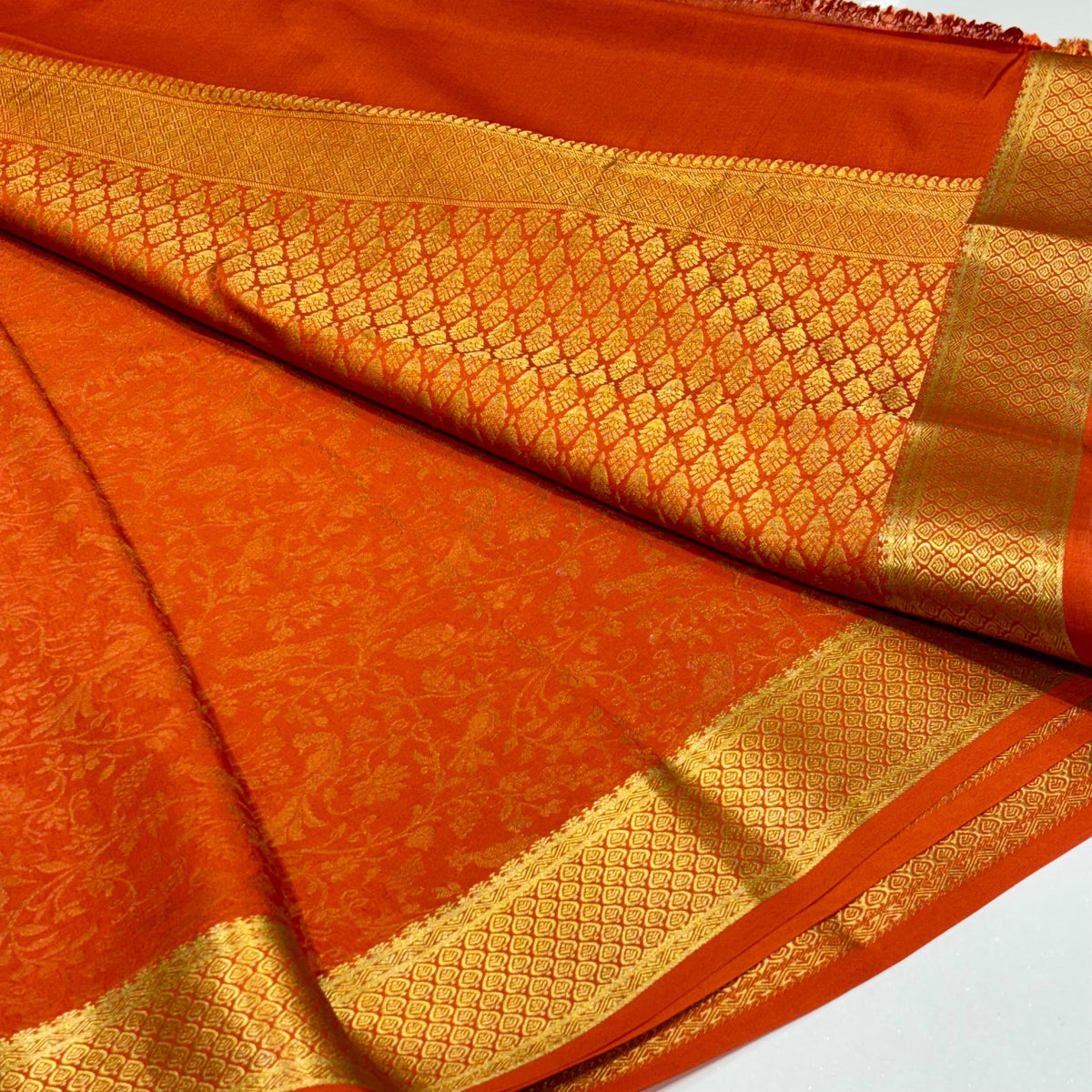 Brocade Pure Mysore Silk Saree