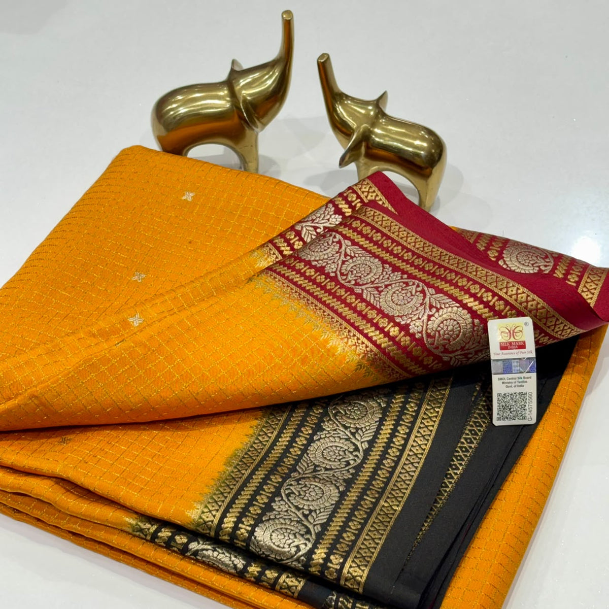 Pure Mysore Crepe Silk Saree