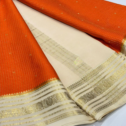 Pure Mysore Crepe Silk Saree